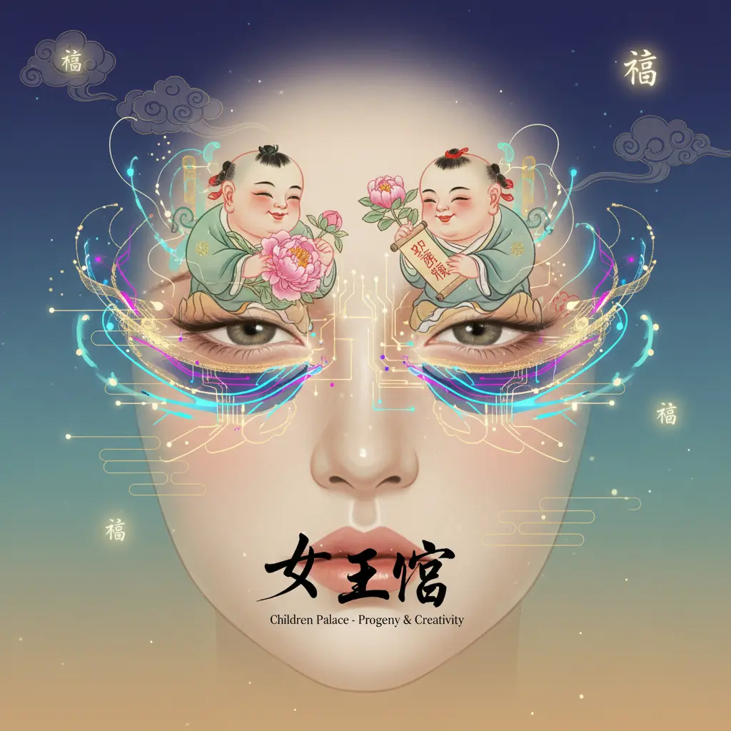 面相學 - 子女宮