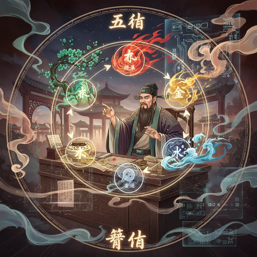 算命師傅 - 五行