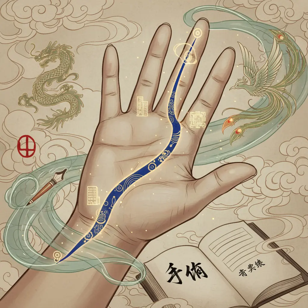 手相學 - 事業線