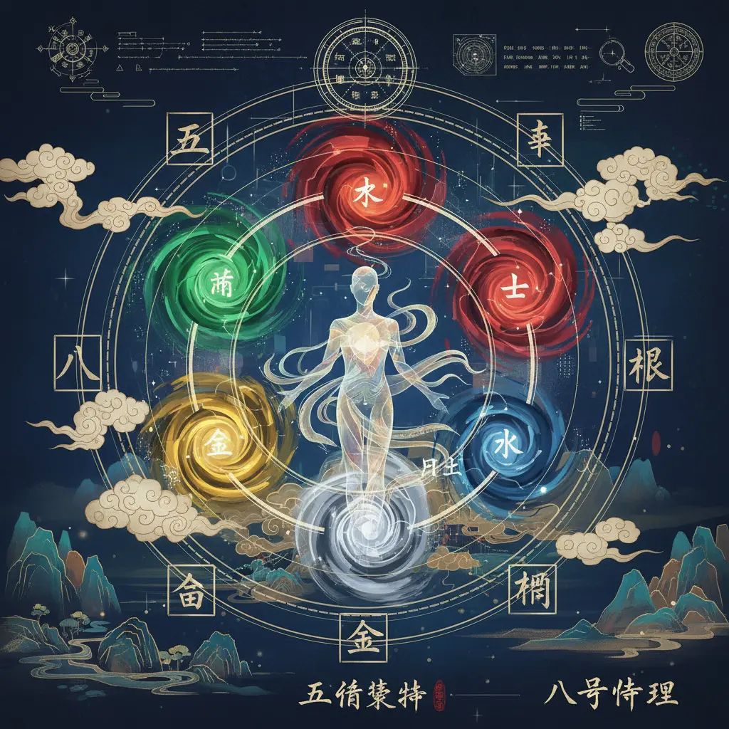 八字命理 - 五行結構
